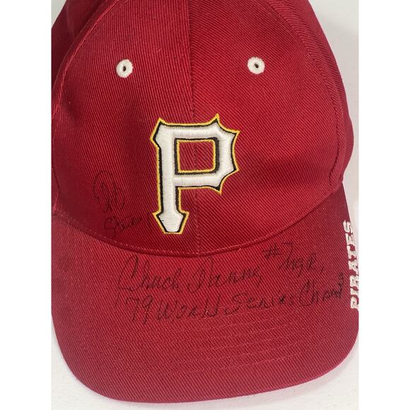 CHUCK TANNER Autographed Baseball New Era Cap Hat 1979 Pirates Manager - Picture 2 of 7